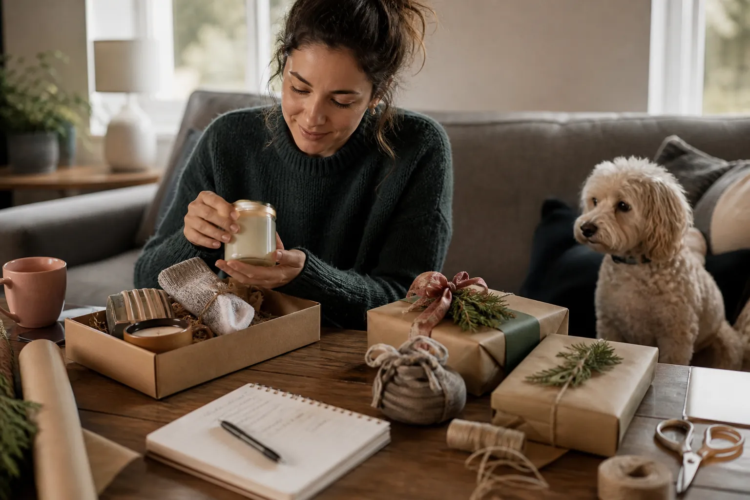 Real-life scene illustrating best gifts under $50 that still feel personal.