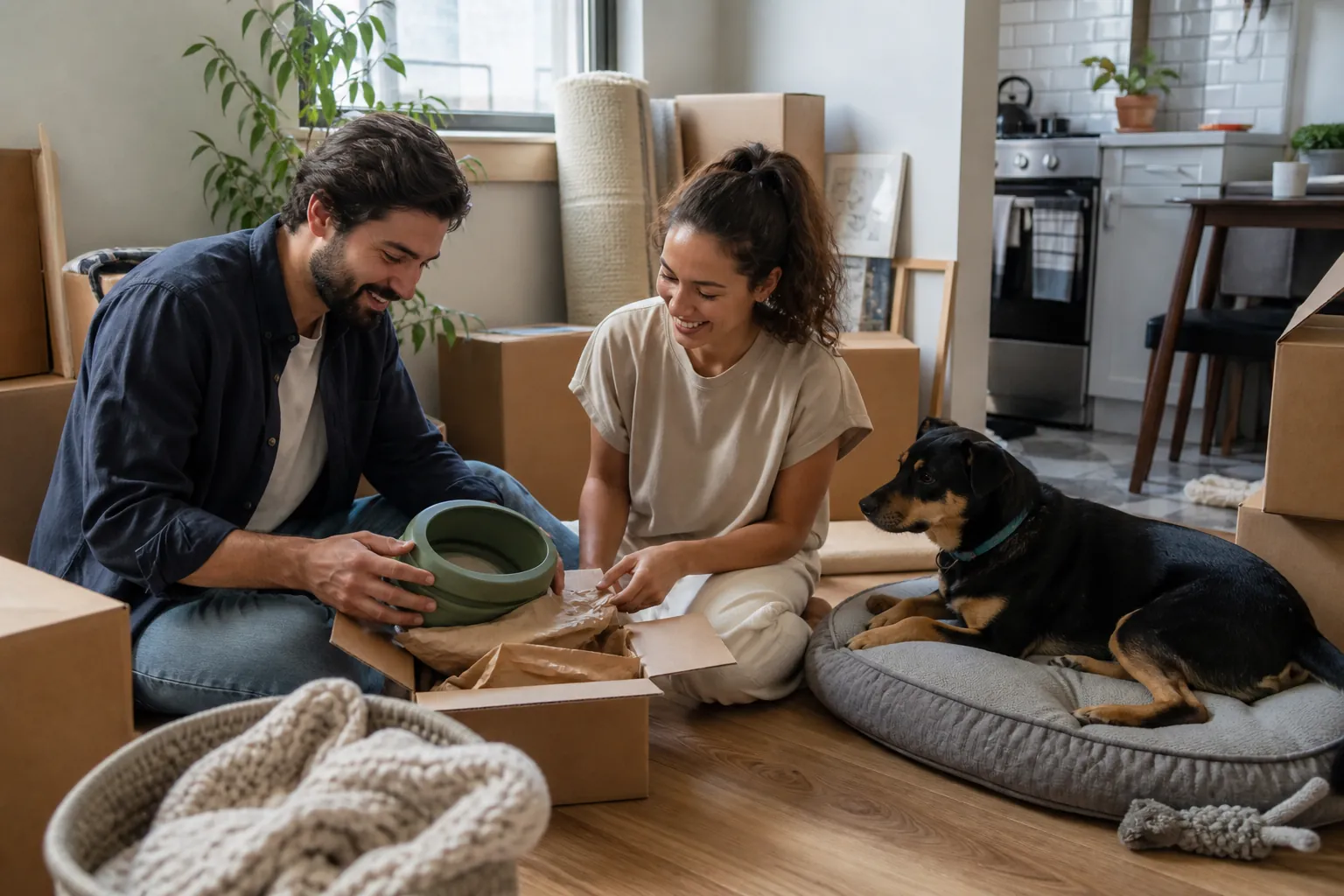 Real-life scene illustrating best housewarming gifts for small spaces and new routines.