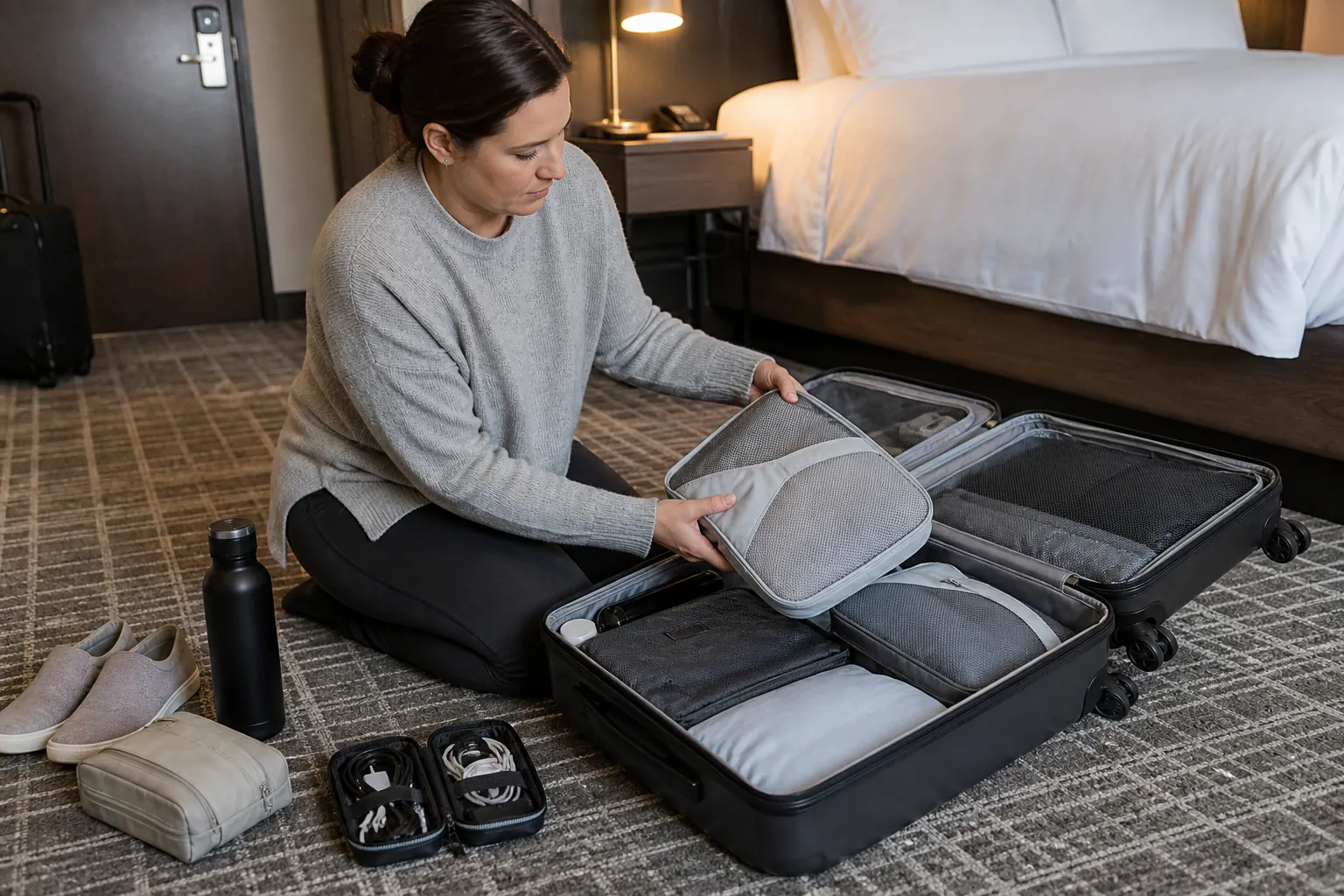Real-life scene illustrating best practical gifts for frequent travelers.